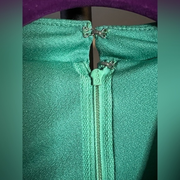 VINTAGE Lilli Diamond California Green Dress Medium - Picture 9 of 10